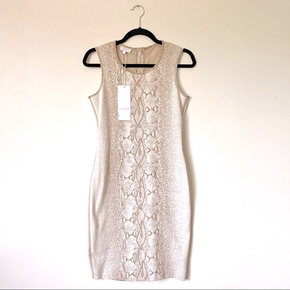 ESCADA Snake print mini dress